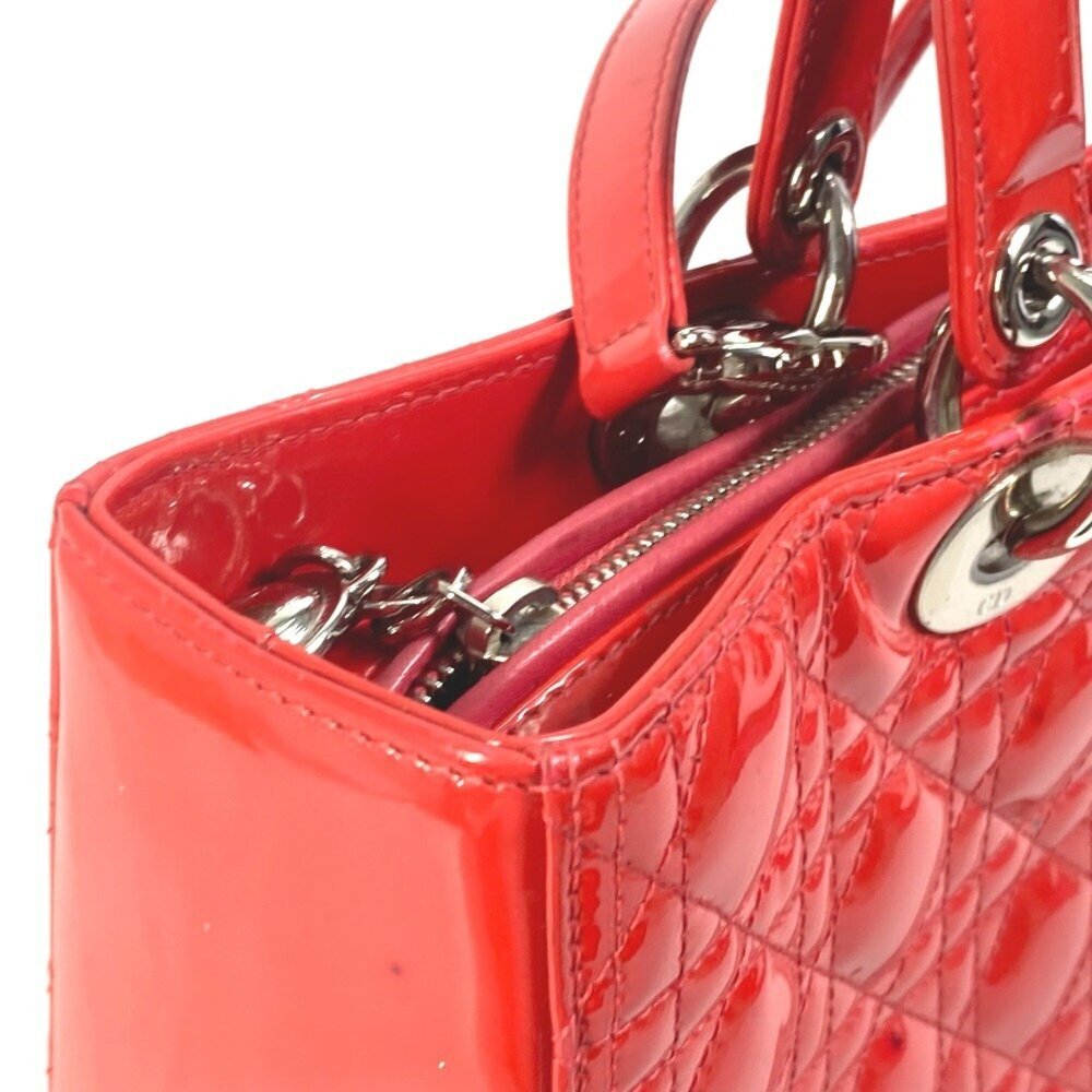 CHRISTIAN DIOR Red Shoulder Bag - Picture 7 of 14